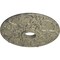 Ekena Millwork Norwich Ceiling Medallion (Canopies up to 4 1/2"), 18"OD x 3 1/2"ID x 1 3/8"P, Castle Stone Crackle CM18NOCSC - alternate 3